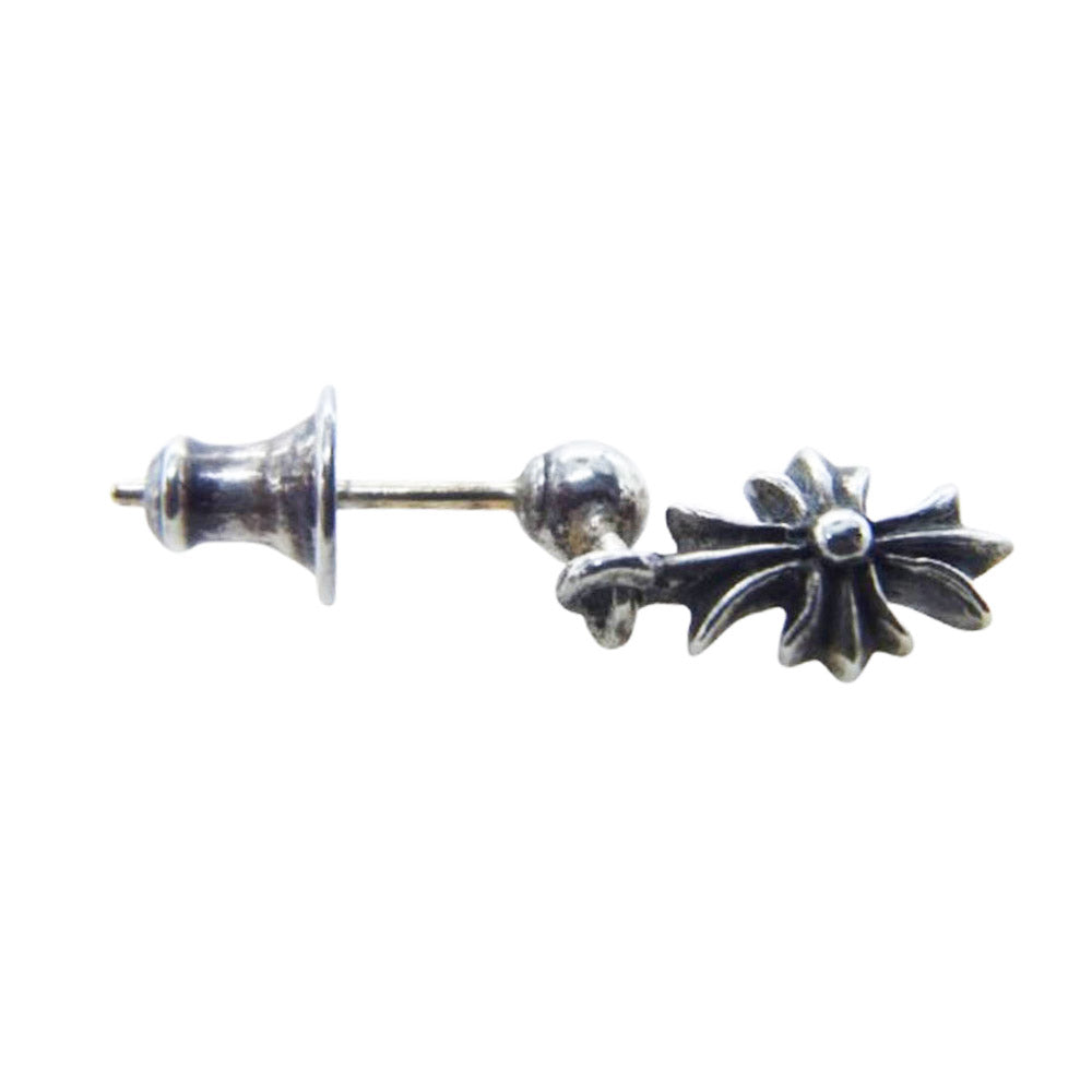 CHROME HEARTS クロムハーツ（原本無） TINY E DROP タイニーE CHプラス ドロップ ピアス シルバー系【中古】