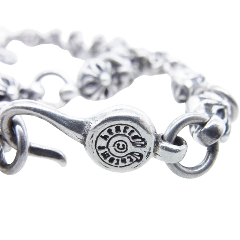 CHROME HEARTS クロムハーツ（原本無） CROSS BALL CHAIN ＃1 KEEPER クロスボール チェーン キーパー ペンダント ネックレス シルバー系【中古】