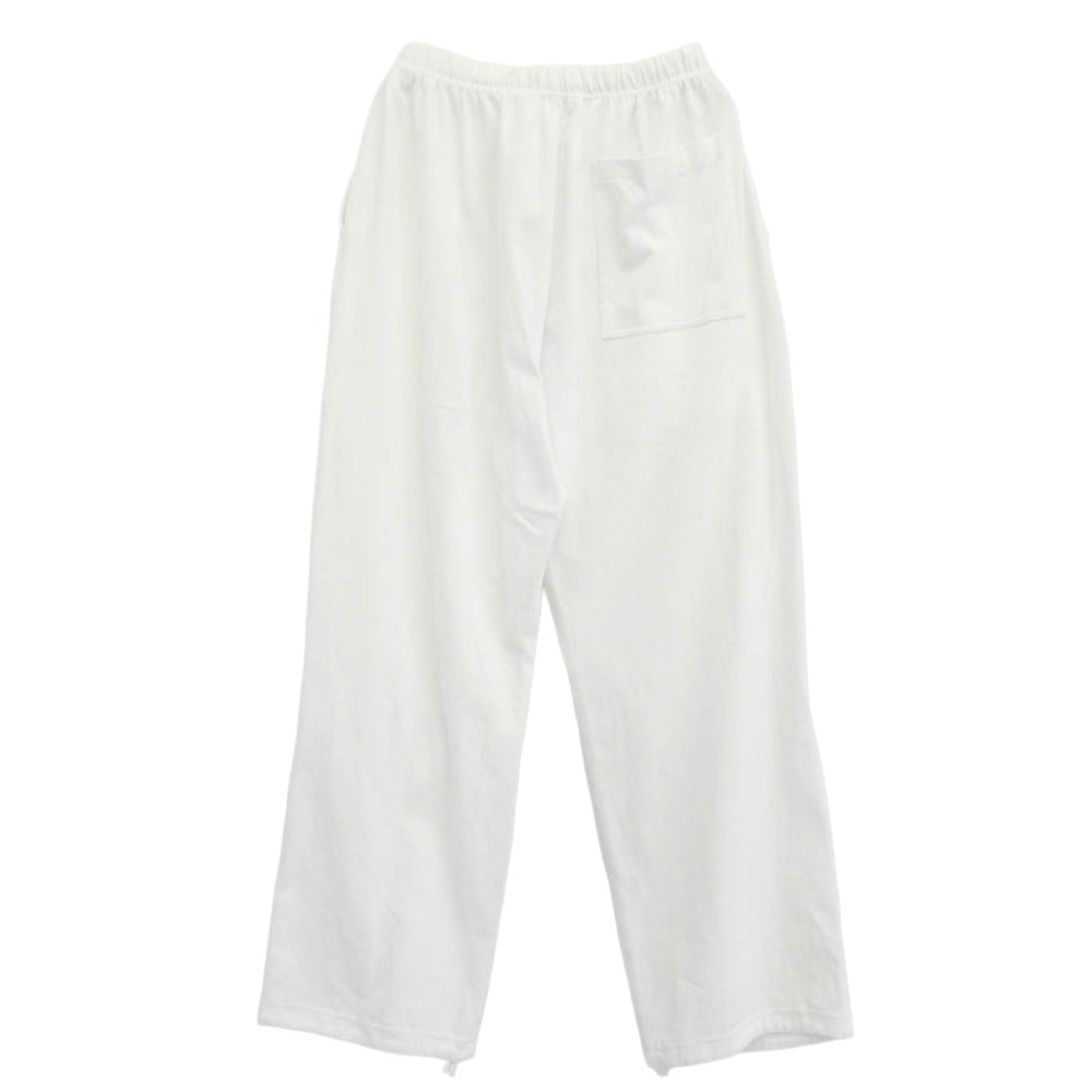 COMOLI コモリ 25AW C03-05006 コットンジャージ ニータックパンツ ホワイト系 1【中古】
