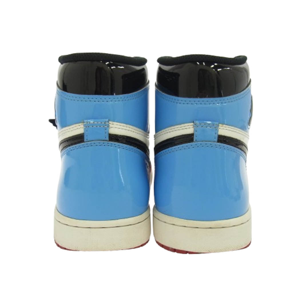 NIKE AIR JORDAN ナイキ ジョーダン CK5666-100 Air Jordan 1 High OG Fearless AJ1 エアジョーダン ハイ フィアレス ハイカット スニーカー ライトブルー系 ホワイト系 レッド系 28.5cm【中古】