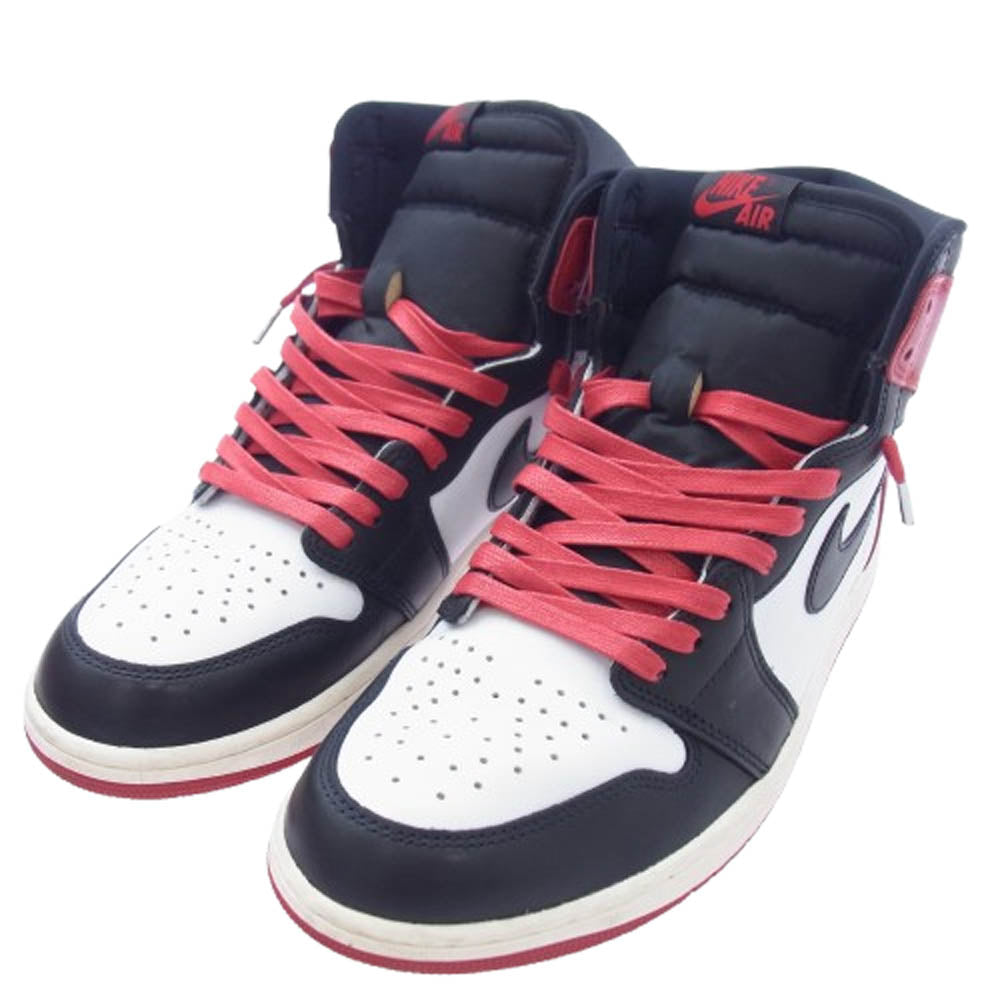 NIKE AIR JORDAN ナイキ ジョーダン DZ5485-106 Air Jordan 1 Retro High OG "Black Toe Reimagined AJ1 エアジョーダン レトロ ハイ ブラックトゥリイマジンド ハイカット スニーカー ブラック系 レッド系 ホワイト系 28.5cm【中古】