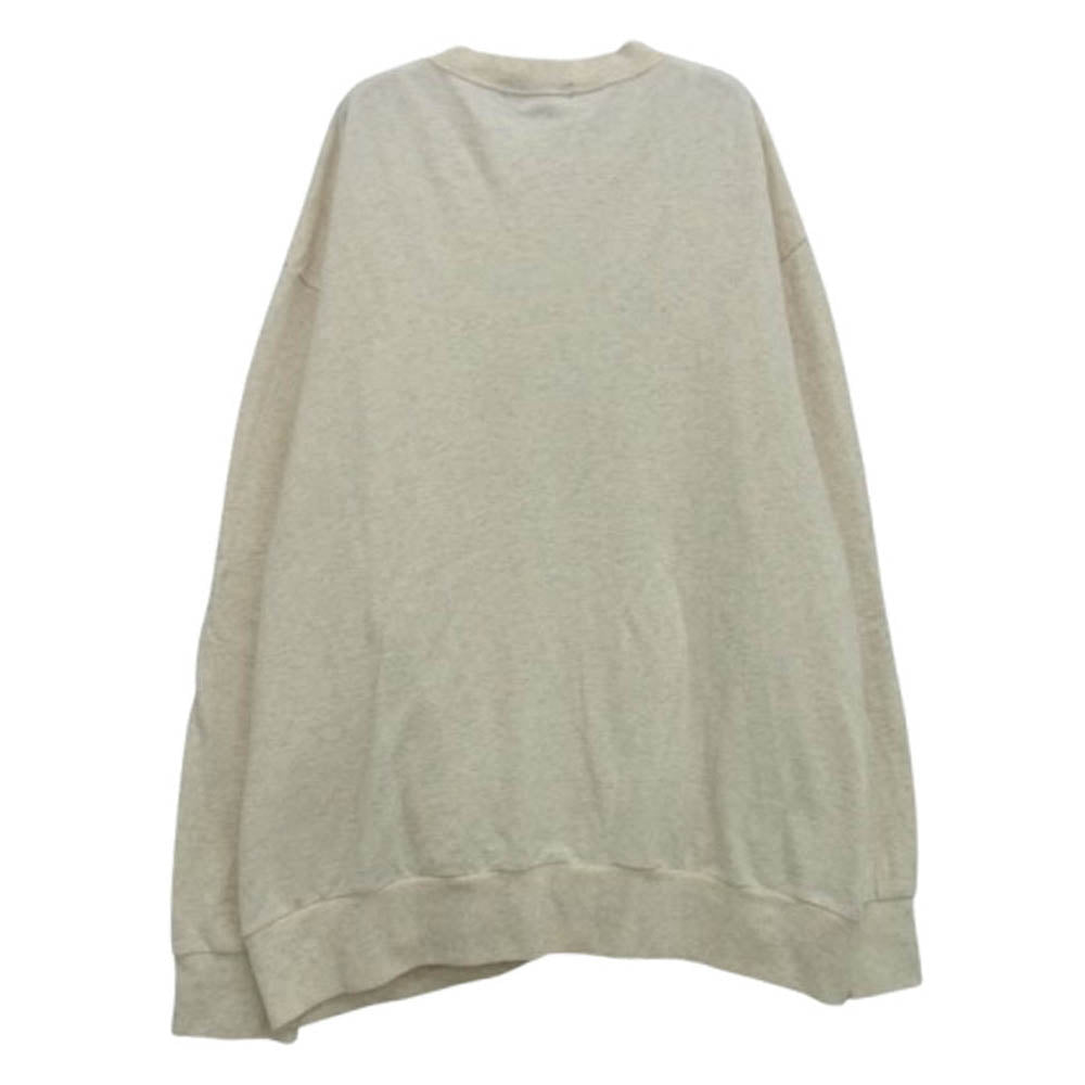 UNDERCOVER アンダーカバー UC1C4805-5 SWEAT FACE HUMANISM ヒューマニズム フェイスプリント クルーネック スウェット トレーナー オフホワイト系 3【中古】