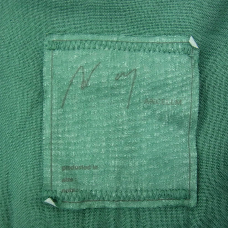 ANCELLM アンセルム 24SS anc-sh28-b DOUBLEGAUZE CRASH LS SHIRT