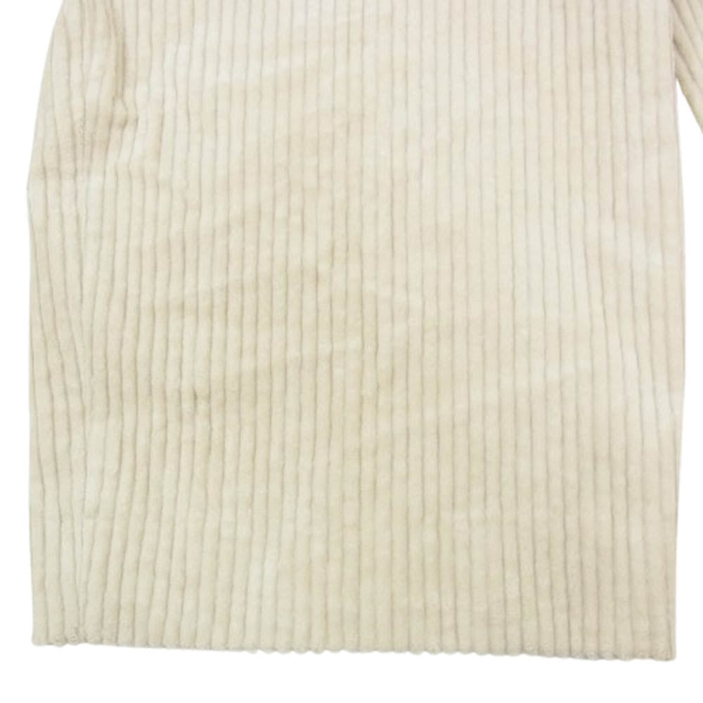 EDIFICE エディフィス 24-030-300-6080 THICKCORDUROY WIDE PT ワイド コーデュロイパンツ ベージュ系 3【極上美品】【中古】