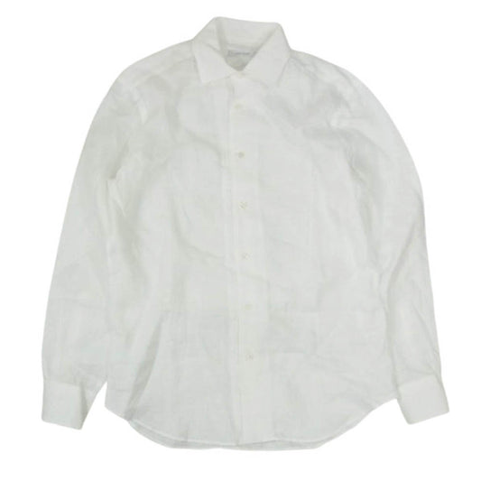 アルコディオ C-APE 02101 APERTO フレンチリネン 長袖 シャツ ホワイト系 39【中古】