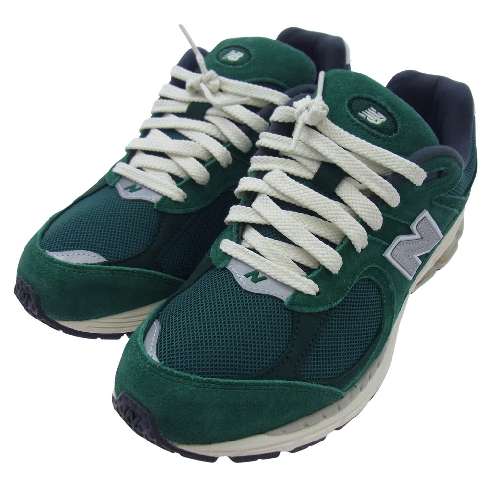 NEW BALANCE ニューバランス M2002RHB スエード ローカット スニーカー グリーン系 26cm【中古】