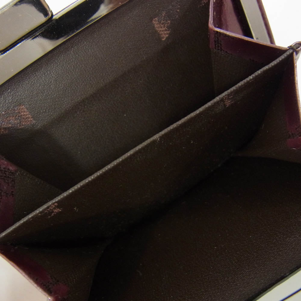 JEAN-PAUL GAULTIER ジャンポールゴルチエ NEW ROSE ニューローズ 三つ折り財布 ウォレット ワインレッド系【中古】