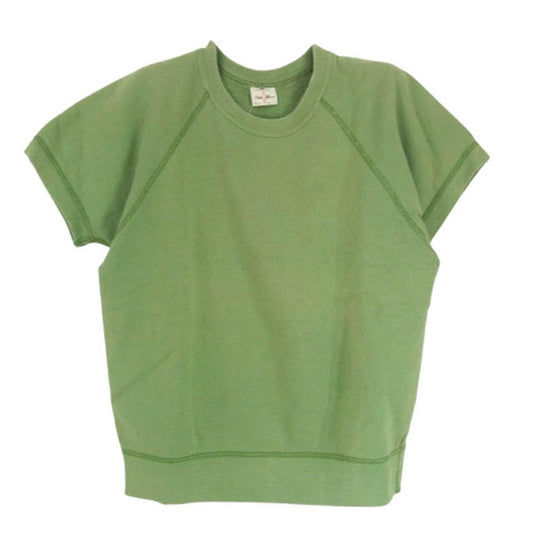 TWO MOON トゥームーン 半袖 スウェット トレーナー グリーン系 38【中古】