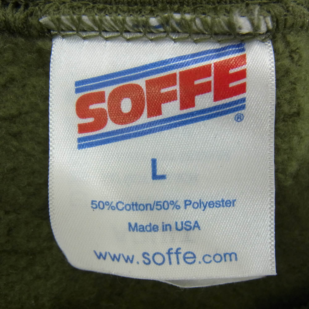 ソフィー 00s USA製 USMC プリントスウェット カーキ系 L【中古】