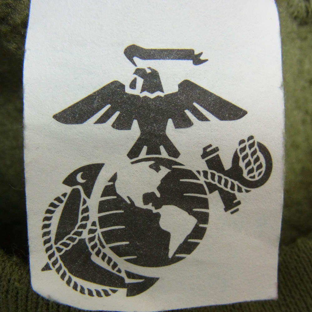 ソフィー 00s USA製 USMC プリントスウェット カーキ系 L【中古】