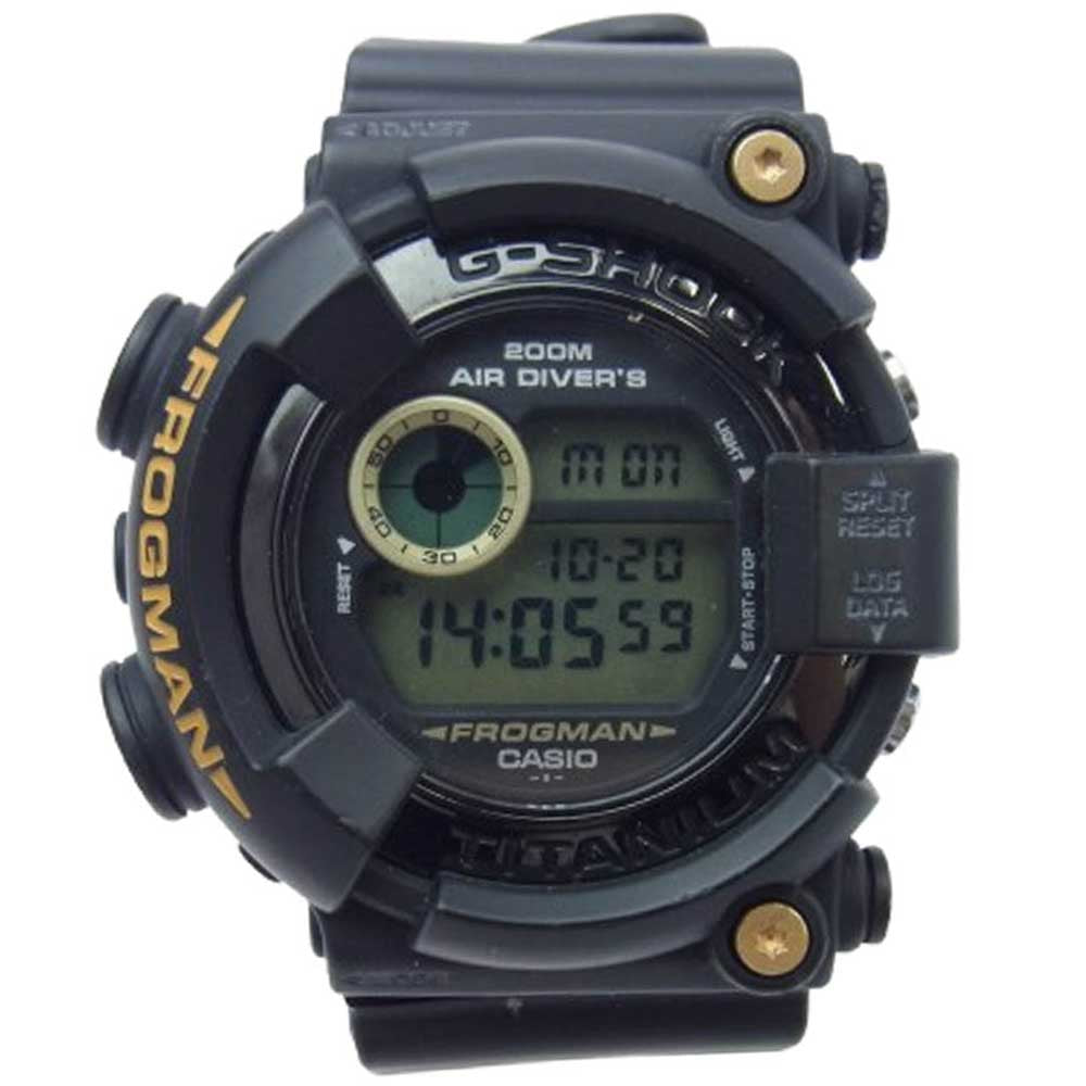 CASIO G-SHOCK カシオ ジーショック DW-8200BM-1T × MEN IN BLACK 2 メンインブラック2 FROGMAN MEN フロッグマン デジタル 腕時計 ブラック系【中古】