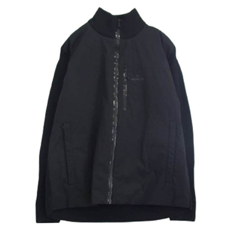 MONCLER モンクレール H10919B00006 CARDIGAN TRICOT 切替 ニット カーディガン ダウン ジャケット ブラック系 XXL【極上美品】【中古】