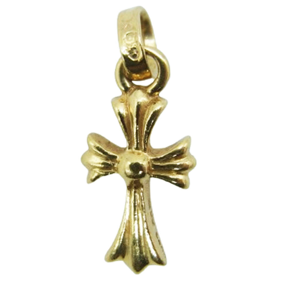 CHROME HEARTS クロムハーツ（原本無） CRS BBY FAT 22K CHクロス ベイビーファット ペンダントトップ ゴールド系【中古】