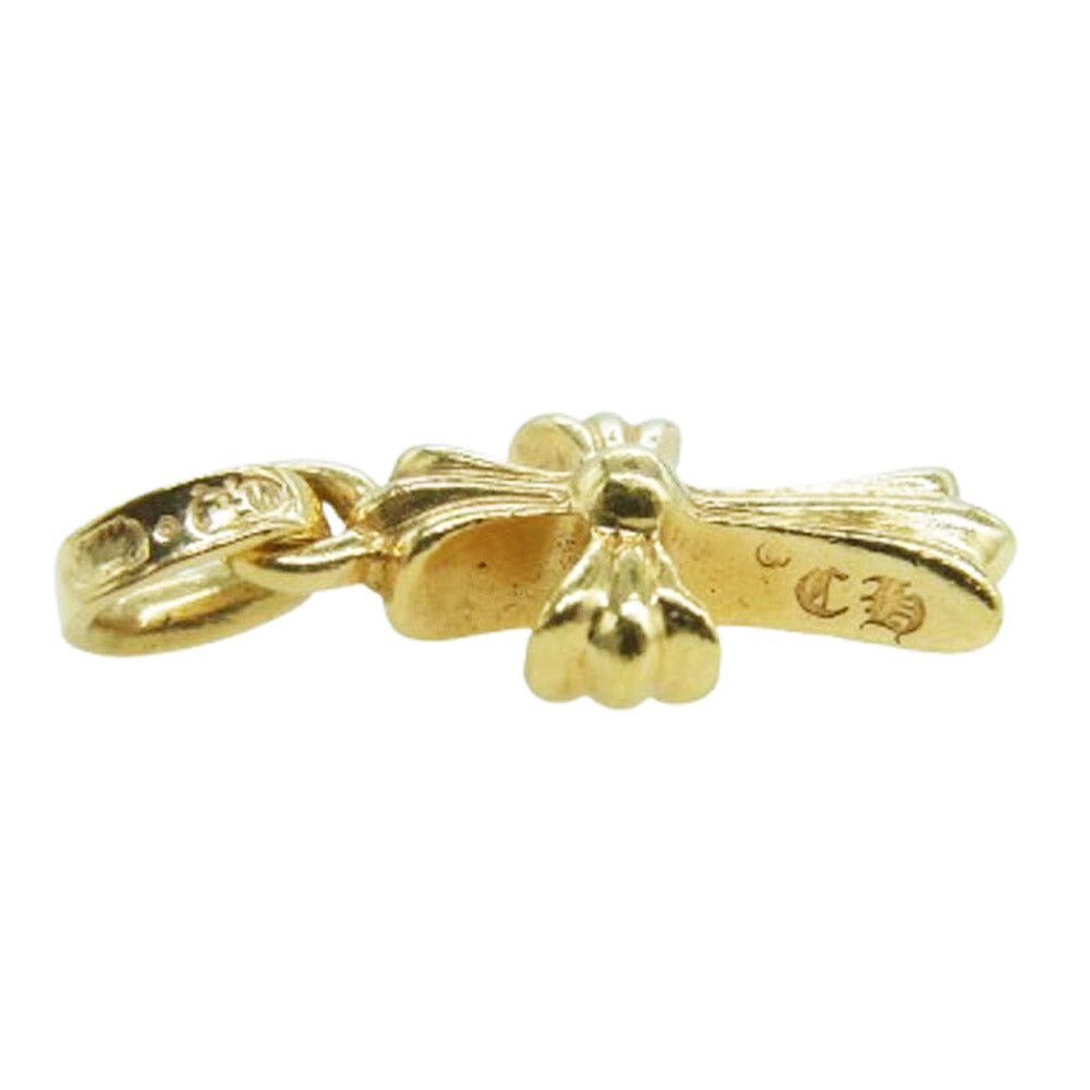 CHROME HEARTS クロムハーツ（原本無） CRS BBY FAT 22K CHクロス ベイビーファット ペンダントトップ ゴールド系【中古】