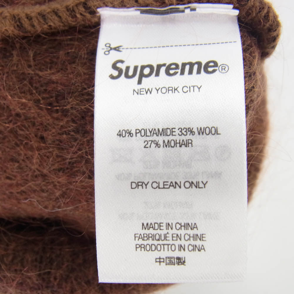 Supreme シュプリーム 24AW Mohair Beanie モヘヤ ビーニー 帽子 ブラウン系【新古品】【未使用】【中古】