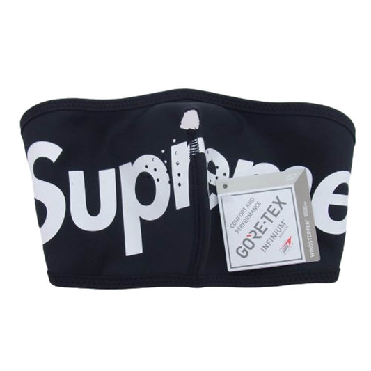 Supreme シュプリーム 22AW WINDSTOPPER Facemask ロゴデザイン フェイスマスク ブラック系【新古品】【未使用】【中古】