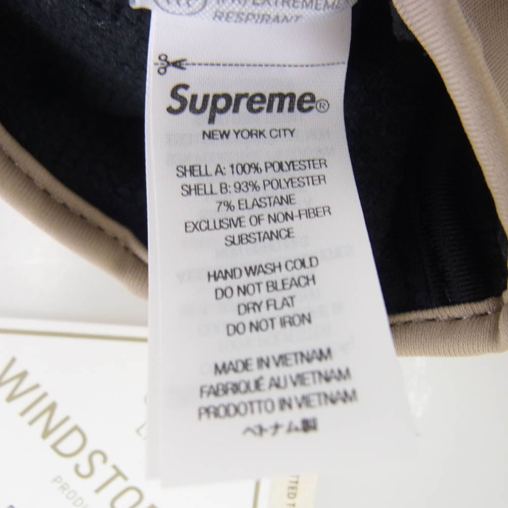 Supreme シュプリーム 24AW WINDSTOPPER Zip Gloves ウィンドストッパー ジップグローブ 手袋 ベージュ系【極上美品】【中古】