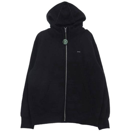 Supreme シュプリーム 21AW Small Box Facemask Zip Up Hooded Sweat スモールボックス フェイスマスク ジップアップ スウェットパーカー フーディー ブラック系 M【美品】【中古】