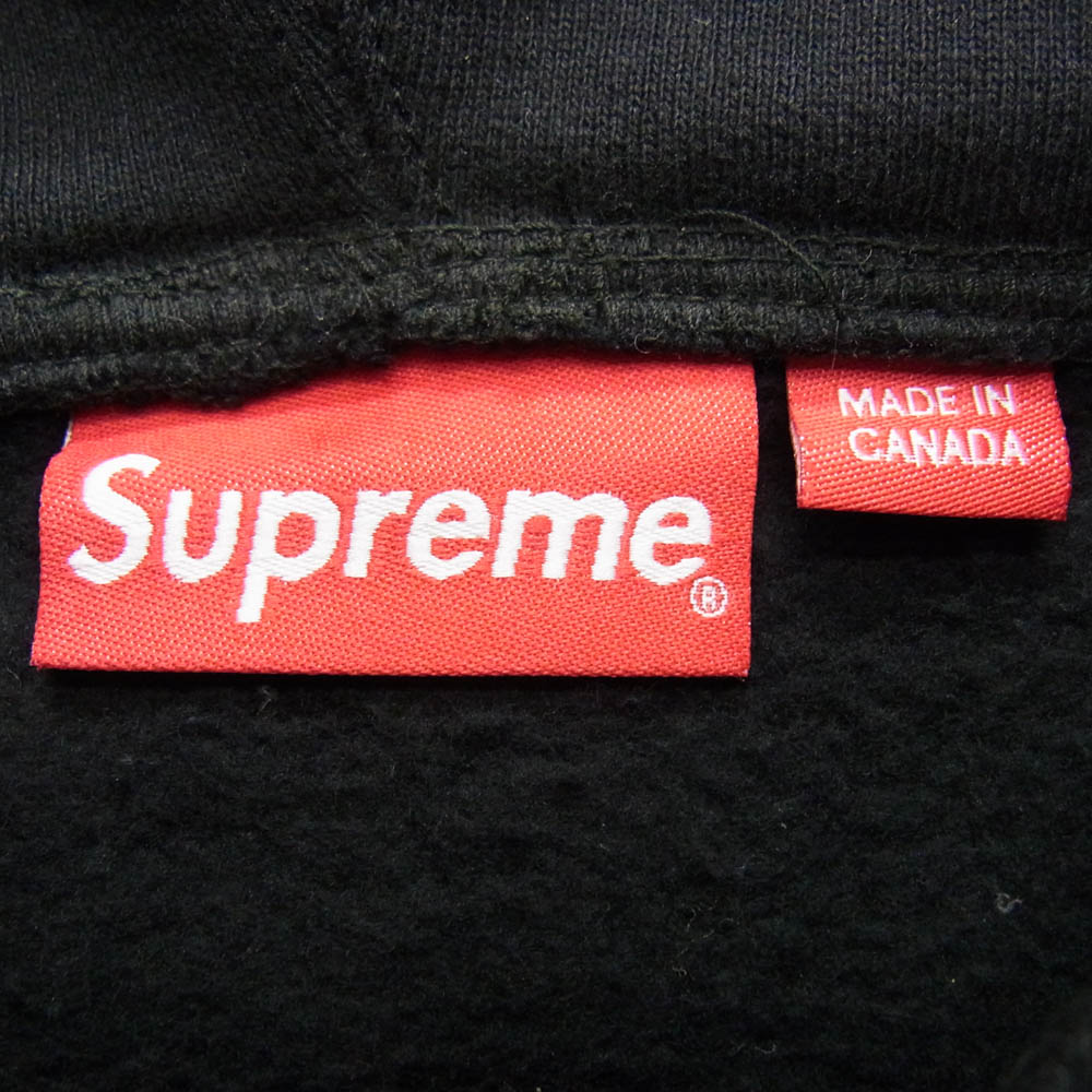 Supreme シュプリーム 21AW Small Box Facemask Zip Up Hooded Sweat スモールボックス フェイスマスク ジップアップ スウェットパーカー フーディー ブラック系 M【美品】【中古】