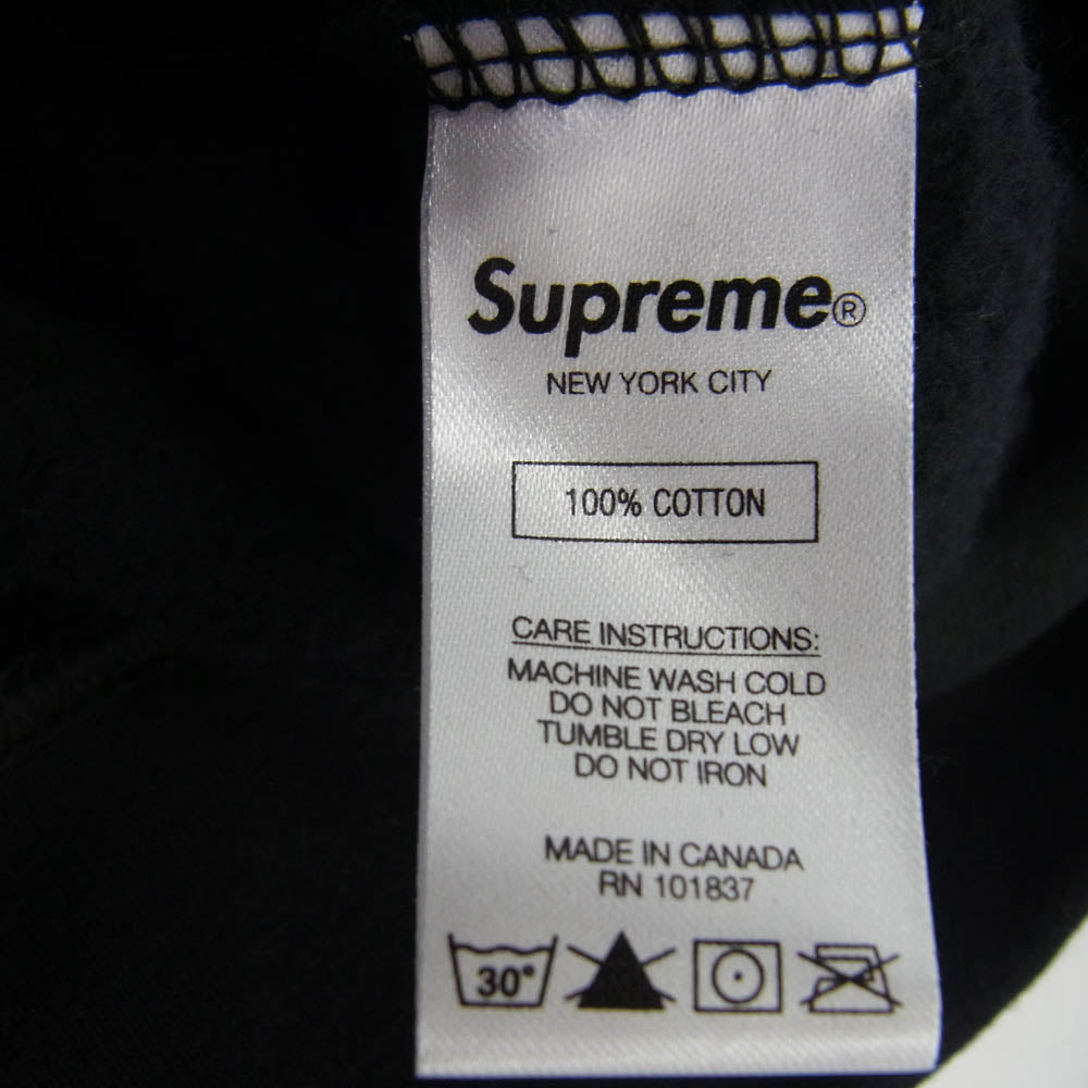 Supreme シュプリーム 21AW Small Box Facemask Zip Up Hooded Sweat スモールボックス フェイスマスク ジップアップ スウェットパーカー フーディー ブラック系 M【美品】【中古】