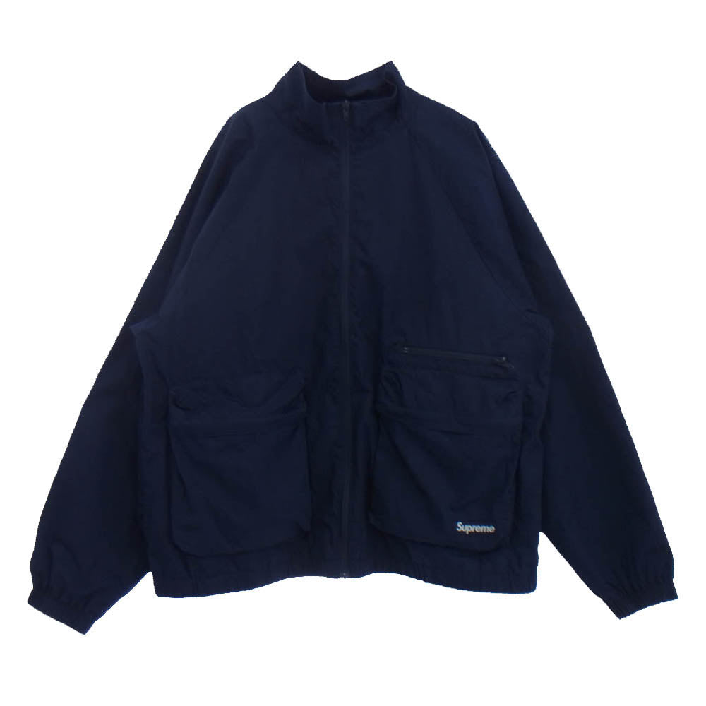 Supreme シュプリーム 23SS Raglan Utility Jacket ラグラン ユーティリティ ジャケット ネイビー系 L【中古】