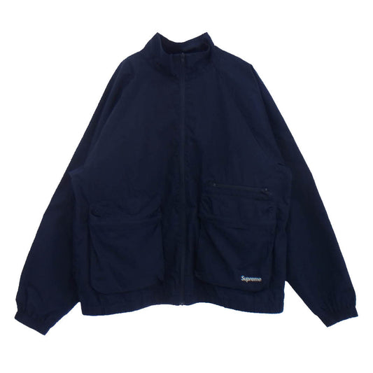 Supreme シュプリーム 23SS Raglan Utility Jacket ラグラン ユーティリティ ジャケット ネイビー系 L【中古】