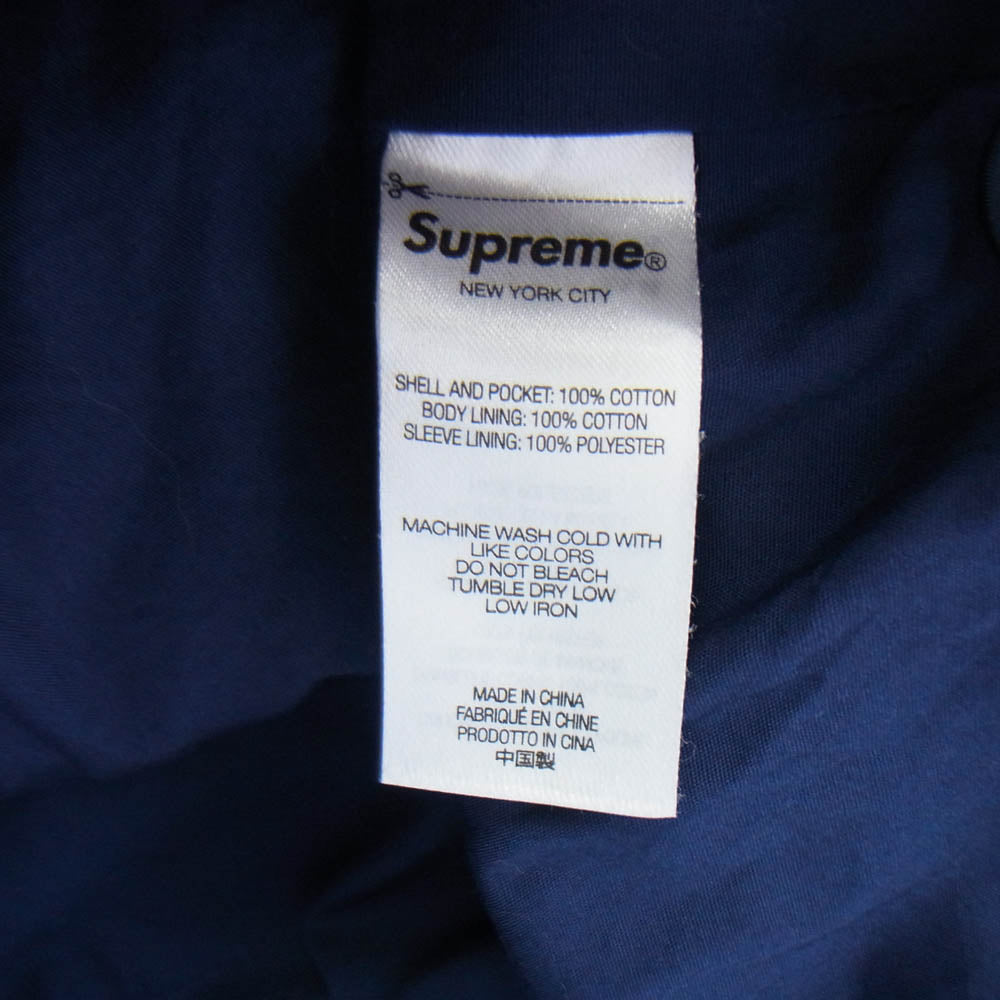 Supreme シュプリーム 23SS Raglan Utility Jacket ラグラン ユーティリティ ジャケット ネイビー系 L【中古】