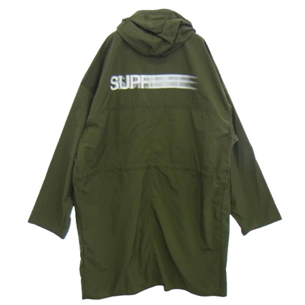 Supreme シュプリーム 23SS Motion Logo Lightweight Parka モーションロゴ ライトウェイトパーカー モッズコート グリーン系 M【新古品】【未使用】【中古】