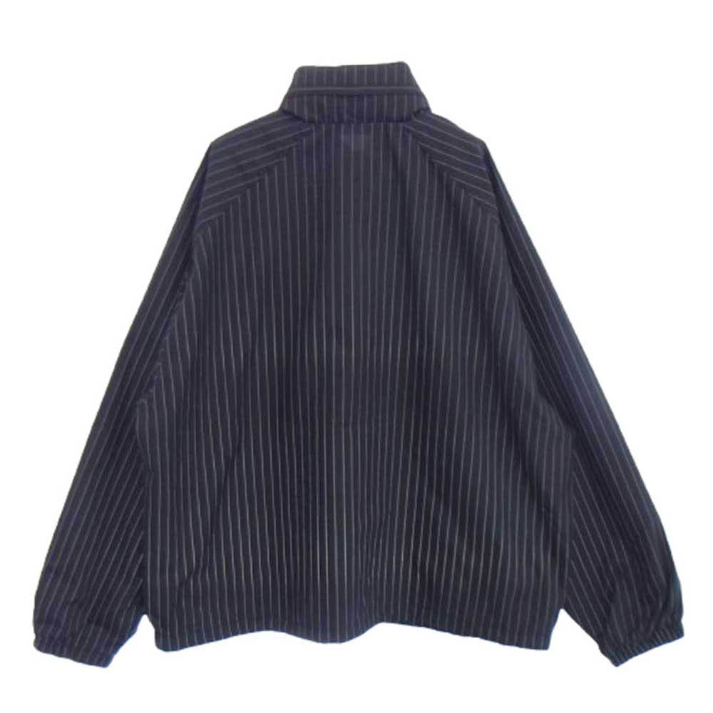 Supreme シュプリーム 24AW Reflective Pinstripe Track Jacket リフレクティブ ストライプ トラックジャケット ブラック系 L【極上美品】【中古】