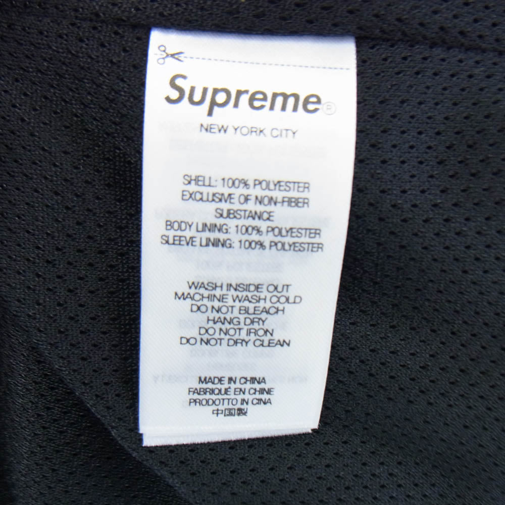 Supreme シュプリーム 24AW Reflective Pinstripe Track Jacket リフレクティブ ストライプ トラックジャケット ブラック系 L【極上美品】【中古】