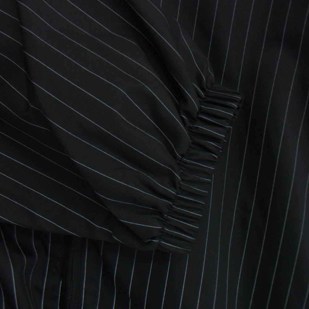 Supreme シュプリーム 24AW Reflective Pinstripe Track Jacket リフレクティブ ストライプ トラックジャケット ブラック系 L【極上美品】【中古】