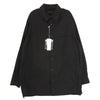 サイト ヨウジヤマモト UT-B01-080 COTTON BROAD LOOSE-FIT REGULAR COLLAR SHIRT コットンブロード ルーズフィット レギュラーカラー 長袖 シャツ ブラック系 4【美品】【中古】