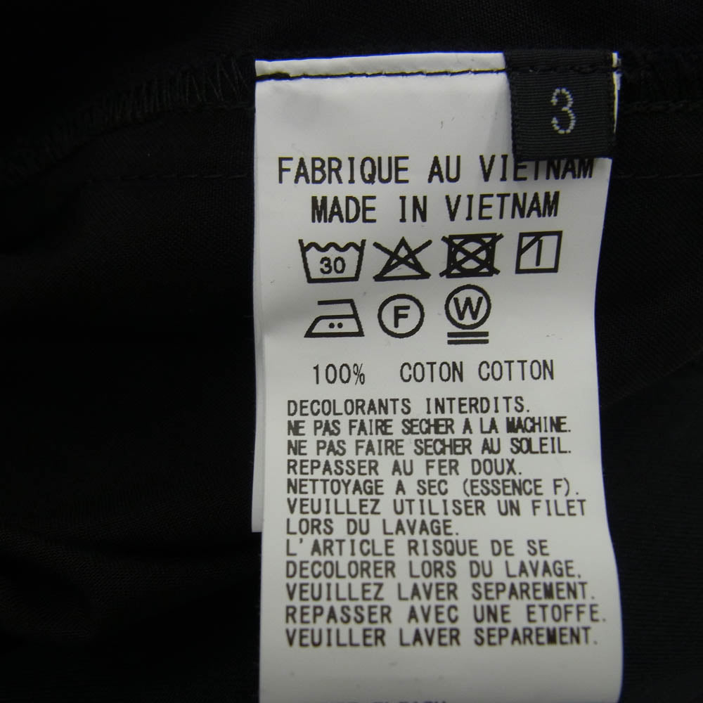 グラウンドワイ ヨウジヤマモト 25AW GM-P01-017 BALLOON PANTS バルーンパンツ ブラック系 3【極上美品】【中古】