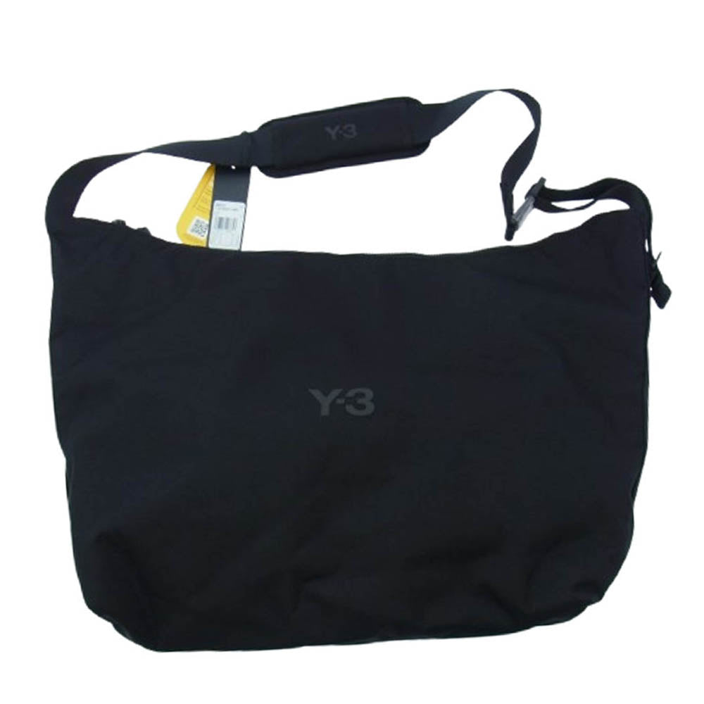 Y-3 Yohji Yamamoto ワイスリー ヨウジヤマモト JW6218 SHOULDER BAG クロスボディ コーデュラナイロン ショルダーバッグ ブラック系【極上美品】【中古】