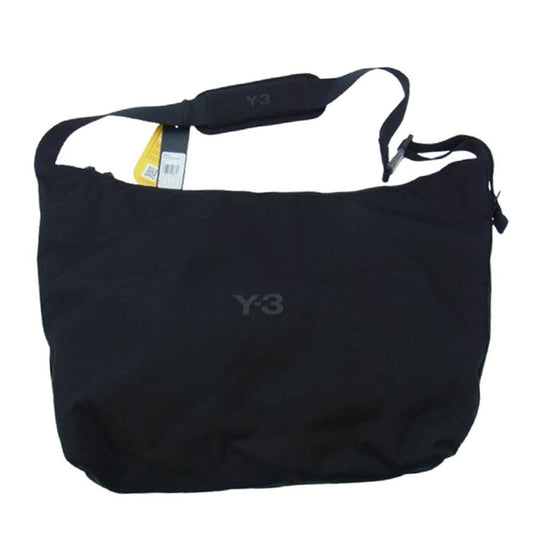 Y-3 Yohji Yamamoto ワイスリー ヨウジヤマモト JW6218 SHOULDER BAG クロスボディ コーデュラナイロン ショルダーバッグ ブラック系【極上美品】【中古】