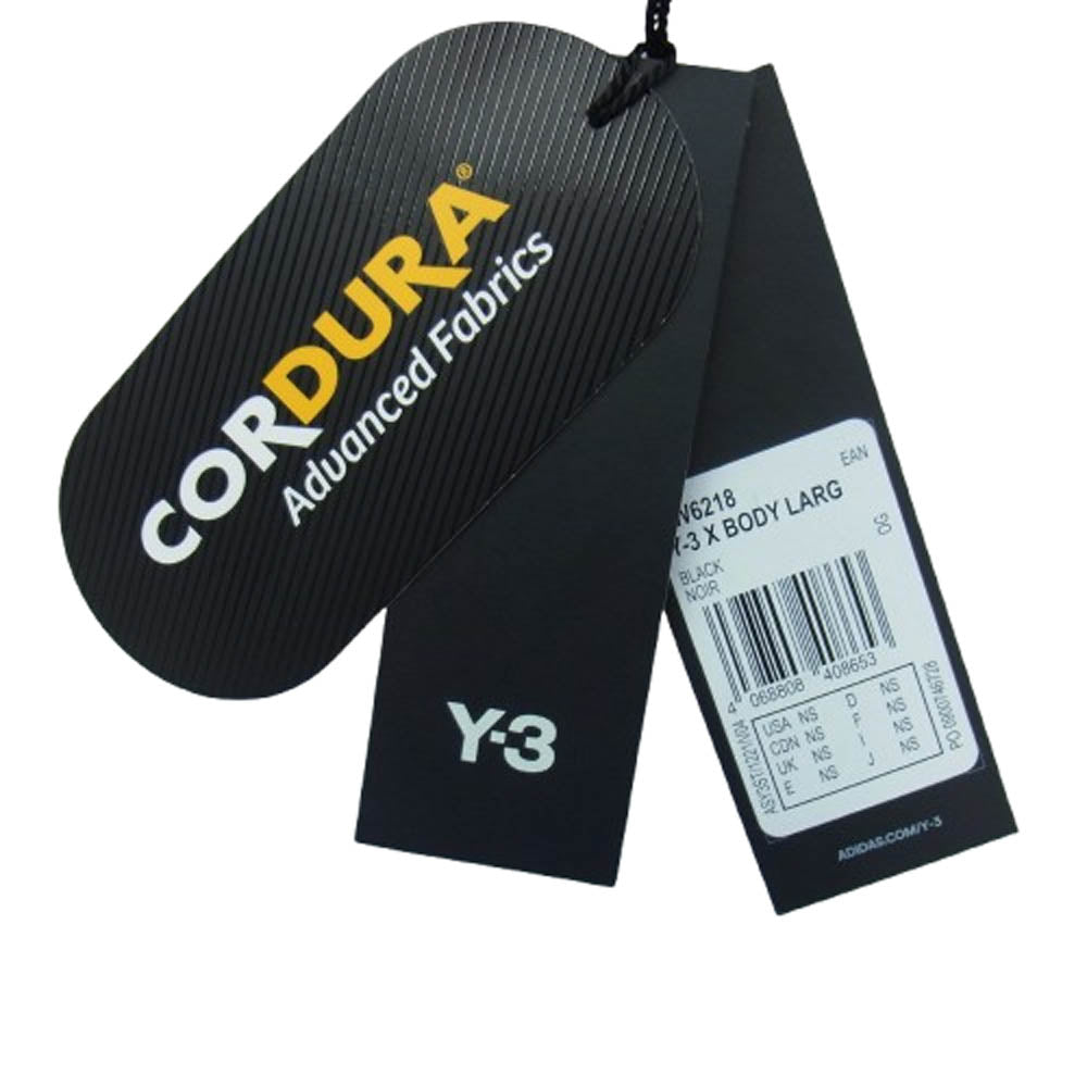 Y-3 Yohji Yamamoto ワイスリー ヨウジヤマモト JW6218 SHOULDER BAG クロスボディ コーデュラナイロン ショルダーバッグ ブラック系【極上美品】【中古】