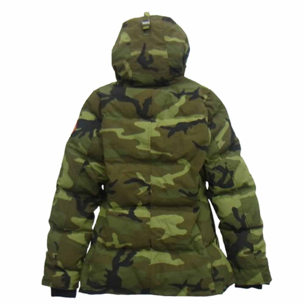 CANADA GOOSE カナダグース 2604JL R 国内正規品 グリフィンタグ ORTLAND PARKA ポーランド パーカ ダウン ジャケット 迷彩 グリーン系 M【中古】