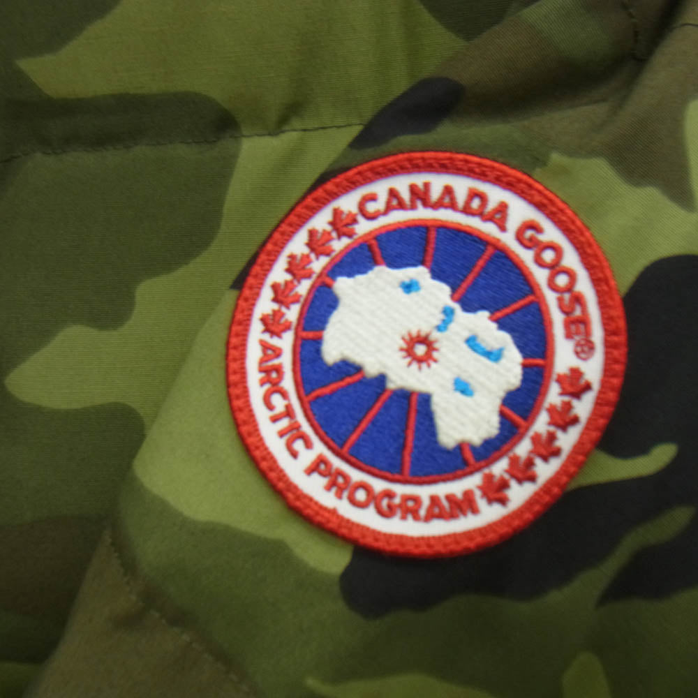CANADA GOOSE カナダグース 2604JL R 国内正規品 グリフィンタグ ORTLAND PARKA ポーランド パーカ ダウン ジャケット 迷彩 グリーン系 M【中古】