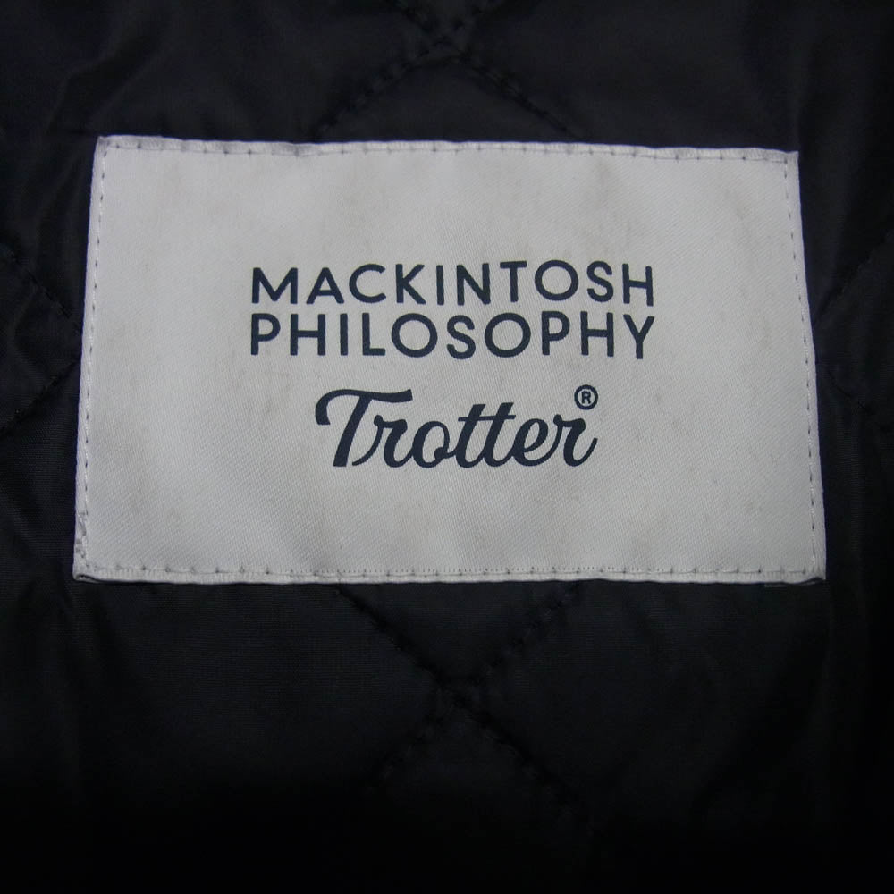 Mackintosh マッキントッシュ H1C18-418-29 PHILOSOPHY フィロソフィー WELLINGTON ウェリントン トロッター コート テクノストレッチギャバジン ステンカラー コート ネイビー系 40【中古】