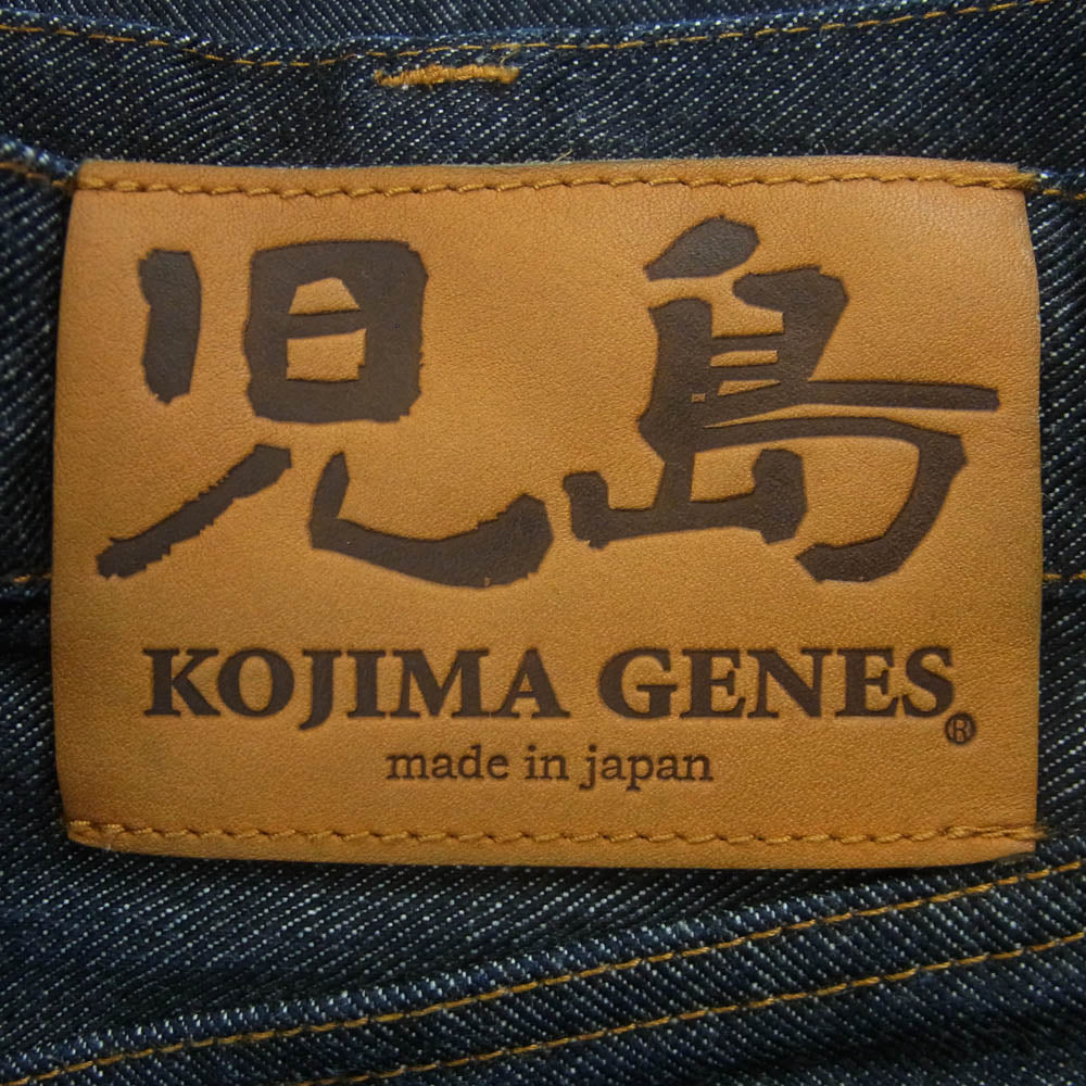 KOJIMA GENES 児島ジーンズ ジップフライ セルビッチ デニムパンツ インディゴブルー系 34【中古】
