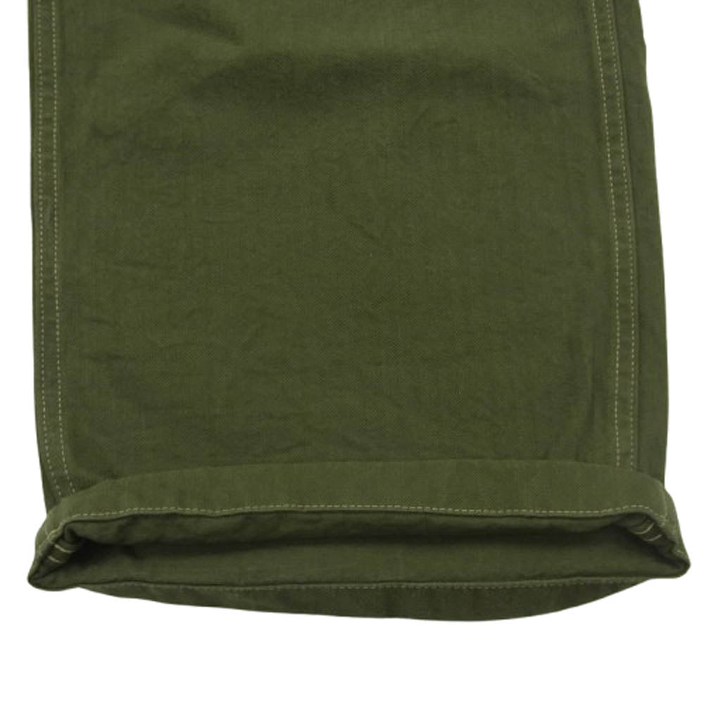 Buzz Rickson's バズリクソンズ BR42534 U.S. MARINE CORPS M-1941 HERRINGBONE PANTS M-4 1ユーティリティー トラウザース ミリタリー パンツ グリーン系 34【中古】