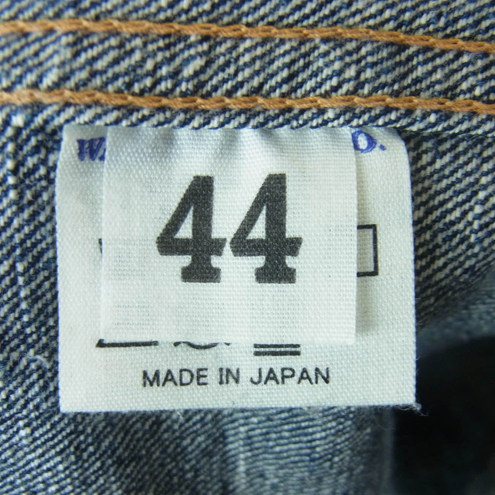 WAREHOUSE ウエアハウス S2001XX Duck Diger ダックディガー WW2 MODEL 大戦モデル デニム ジャケット インディゴブルー系 44【中古】