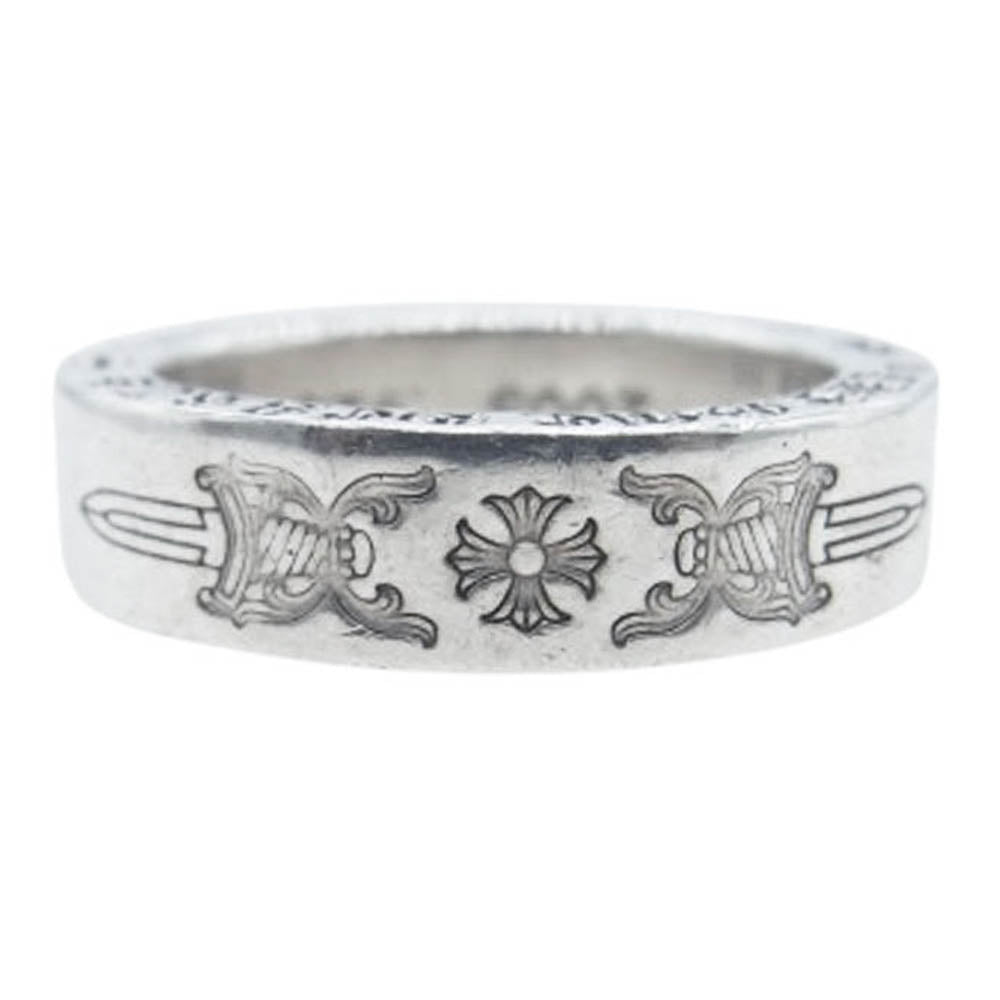 CHROME HEARTS クロムハーツ（原本無） DAGGER SPACER ダガー スペーサー 6ｍｍ リング シルバー系 14号【中古】