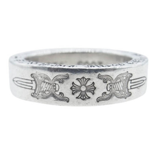 CHROME HEARTS クロムハーツ（原本無） DAGGER SPACER ダガー スペーサー 6ｍｍ リング シルバー系 14号【中古】