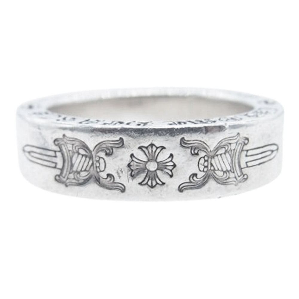CHROME HEARTS クロムハーツ（原本無） DAGGER SPACER ダガー スペーサー 6ｍｍ リング シルバー系 14号【中古】