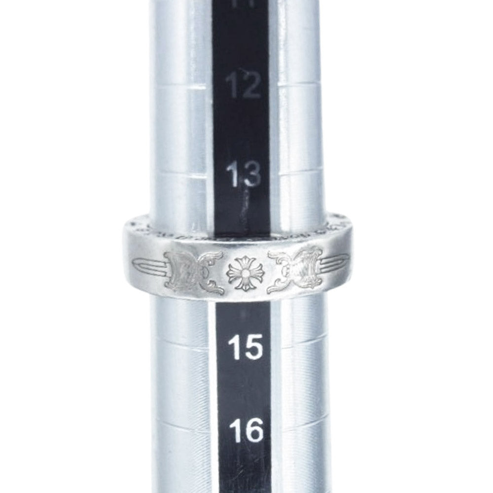 CHROME HEARTS クロムハーツ（原本無） DAGGER SPACER ダガー スペーサー 6ｍｍ リング シルバー系 14号【中古】
