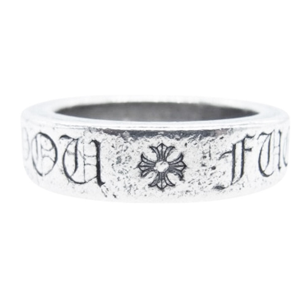 CHROME HEARTS クロムハーツ（原本無） FUCK YOU SPACER 6ｍｍ ファックユー スペーサー リング シルバー系 18号【中古】