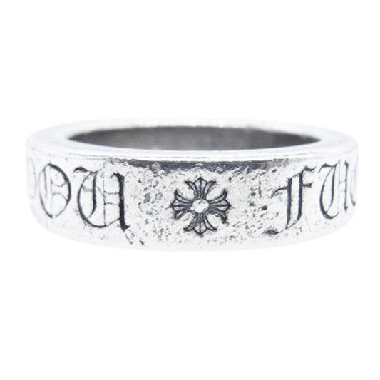 CHROME HEARTS クロムハーツ（原本無） FUCK YOU SPACER 6ｍｍ ファックユー スペーサー リング シルバー系 18号【中古】