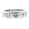 CHROME HEARTS クロムハーツ（原本無） FUCK YOU SPACER 6ｍｍ ファックユー スペーサー リング シルバー系 18号【中古】