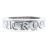 CHROME HEARTS クロムハーツ（原本無） FUCK YOU SPACER 6ｍｍ ファックユー スペーサー リング シルバー系 18号【中古】